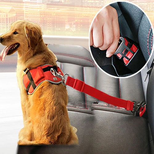 Adjustable Pet Safety Belt for Calm Car Rides